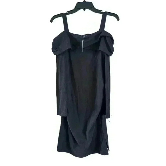 NWT Stowaway Collection Maternity Dress Off The Shoulder Cocktail Size Large - Picture 2 of 6